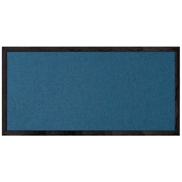 Combo Board, 72"x48", Black Frame/White Porcelain & Forbo